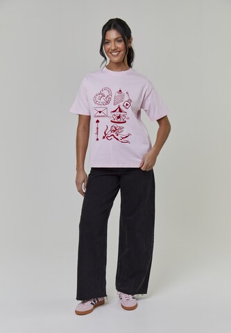 T-shirt South Beach en rose