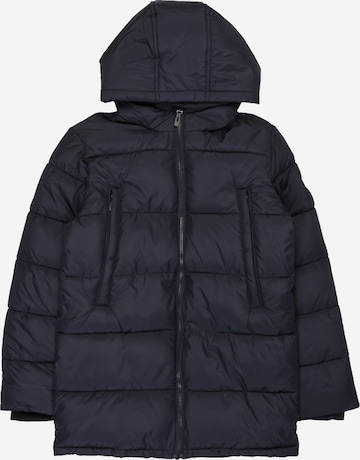 Hackett London Winterjas in Blauw: voorkant