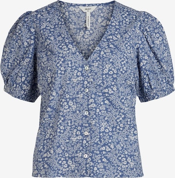 OBJECT Blouse 'MIE' in Blue: front