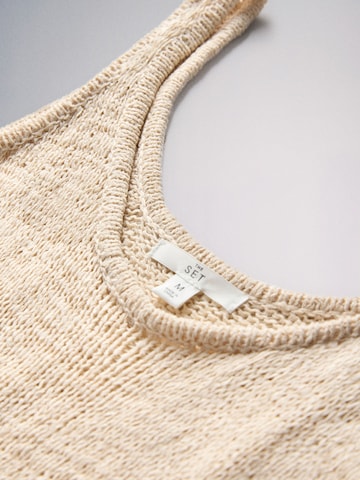 Tops en tricot The Set en beige