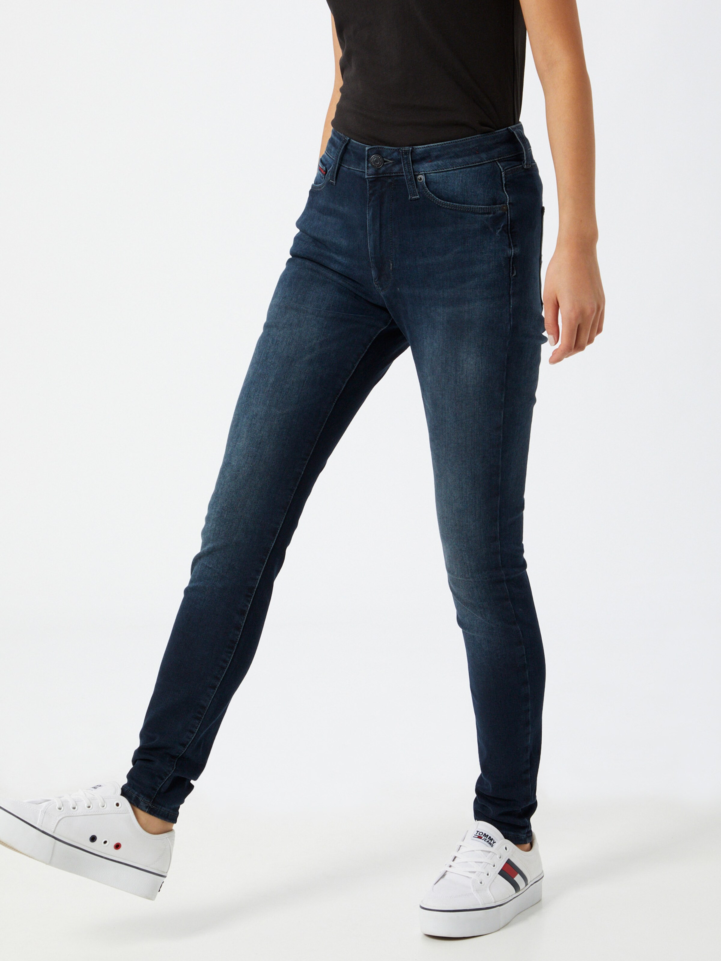 Frauen Große Größen Tommy Jeans Jeans 'Sylvia' in Dunkelblau - UQ87078 Frauen Große Größen Tommy Jeans Jeans 'Sylvia' in Dunkelblau - UQ87078