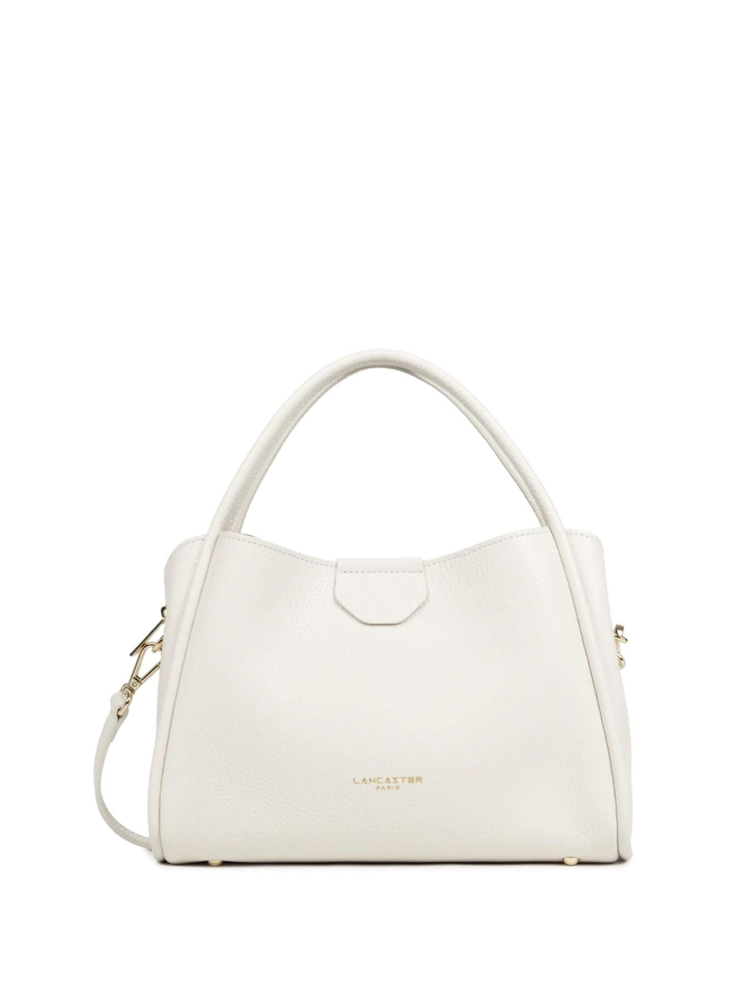 Borsa a mano 'Lancaster Sac à main Aimantée M Ida Double Ecru - In - Beige' di LANCASTER Paris in beige: frontale