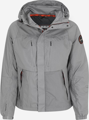 Geacă de primăvară-toamnă 'A-MAKAY' de la NAPAPIJRI pe gri: față