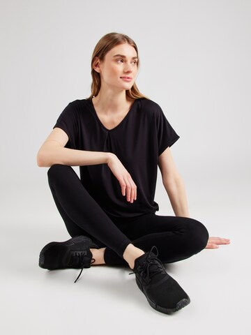 4F Skinny Spodnie sportowe w kolorze czarny