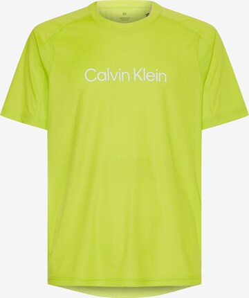 Calvin Klein Sport Performance Shirt in Green: front