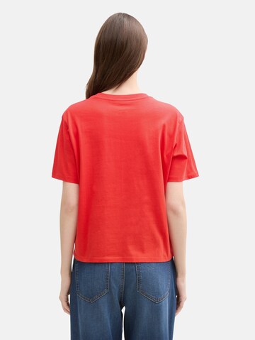 TOM TAILOR DENIM Shirt in Red