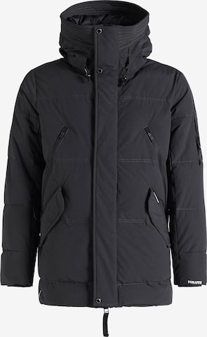 khujo Winter Jacket ' Gord ' in Black: front