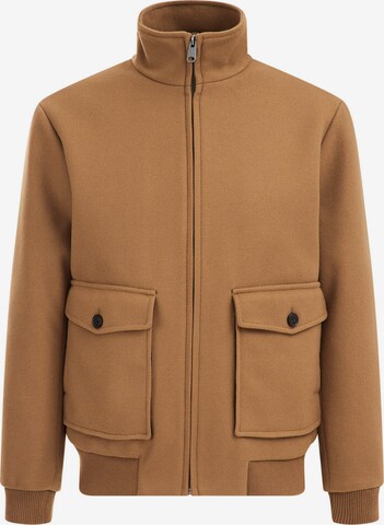 WE Fashion Between-Season Jacket in Brown: front