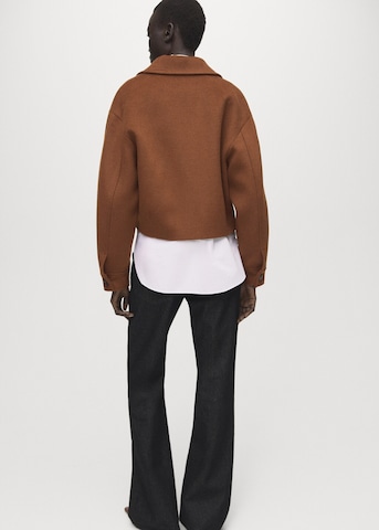 MANGO Between-Season Jacket in Brown