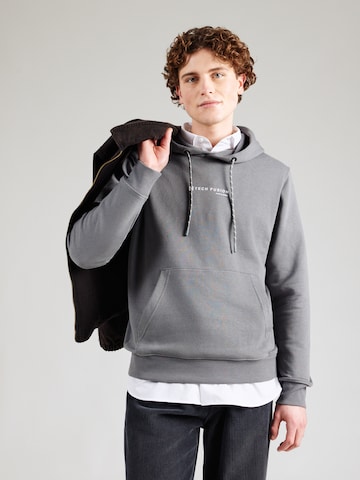 JACK & JONES Sweatshirt 'JJSKI' in Grey: front
