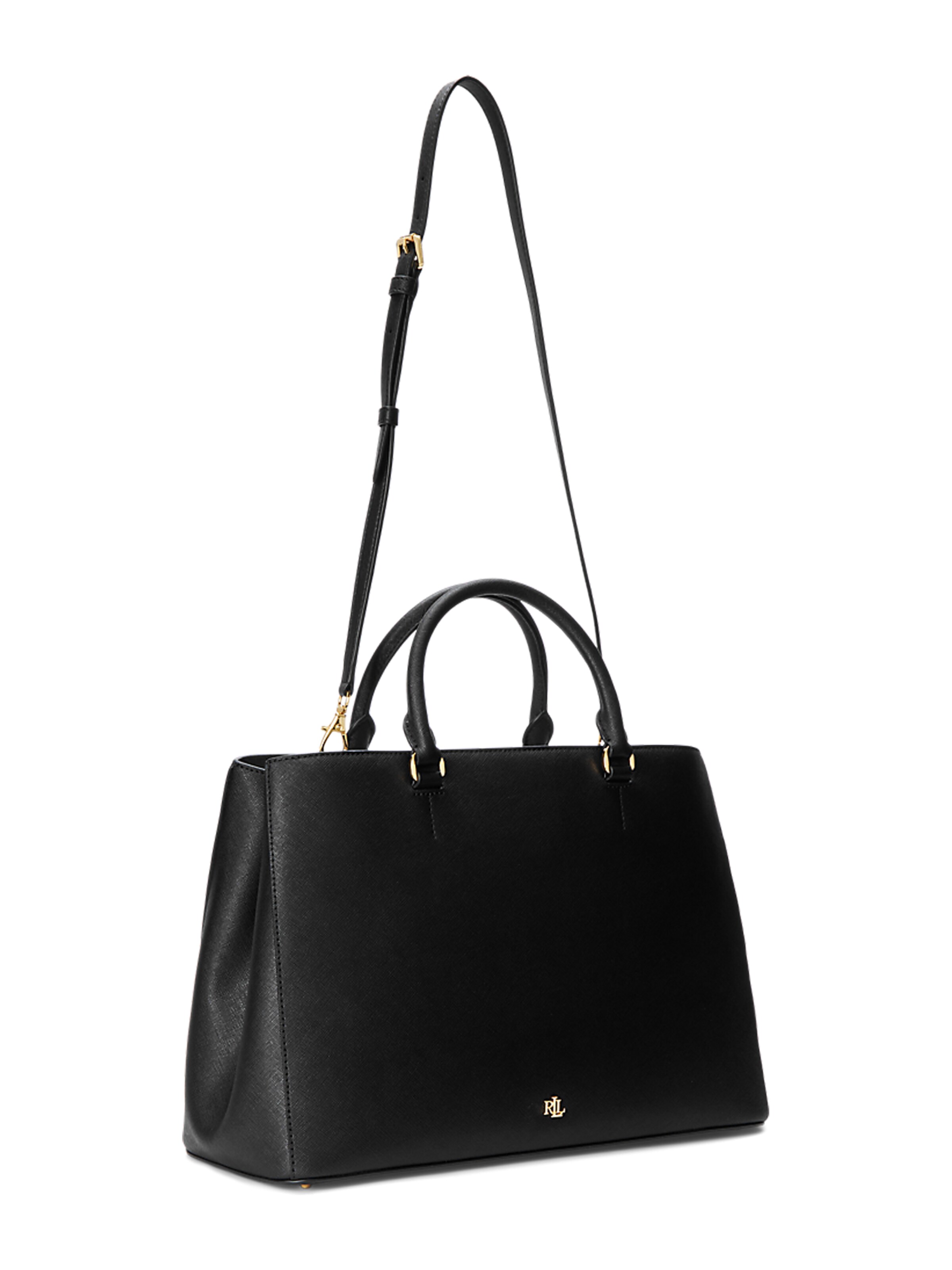 Lauren Ralph Lauren - Malas de tiracolo 'Hanna' em preto: frente