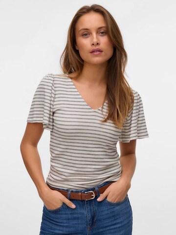 smėlio VERO MODA Marškinėliai 'VMGina'