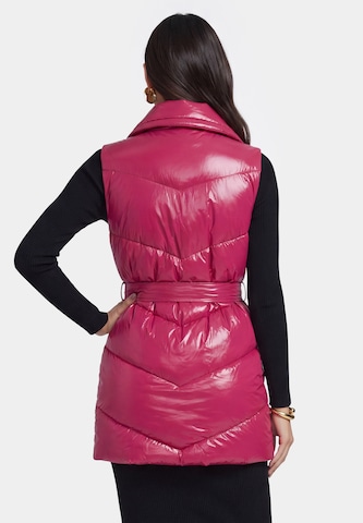 faina - Colete em rosa