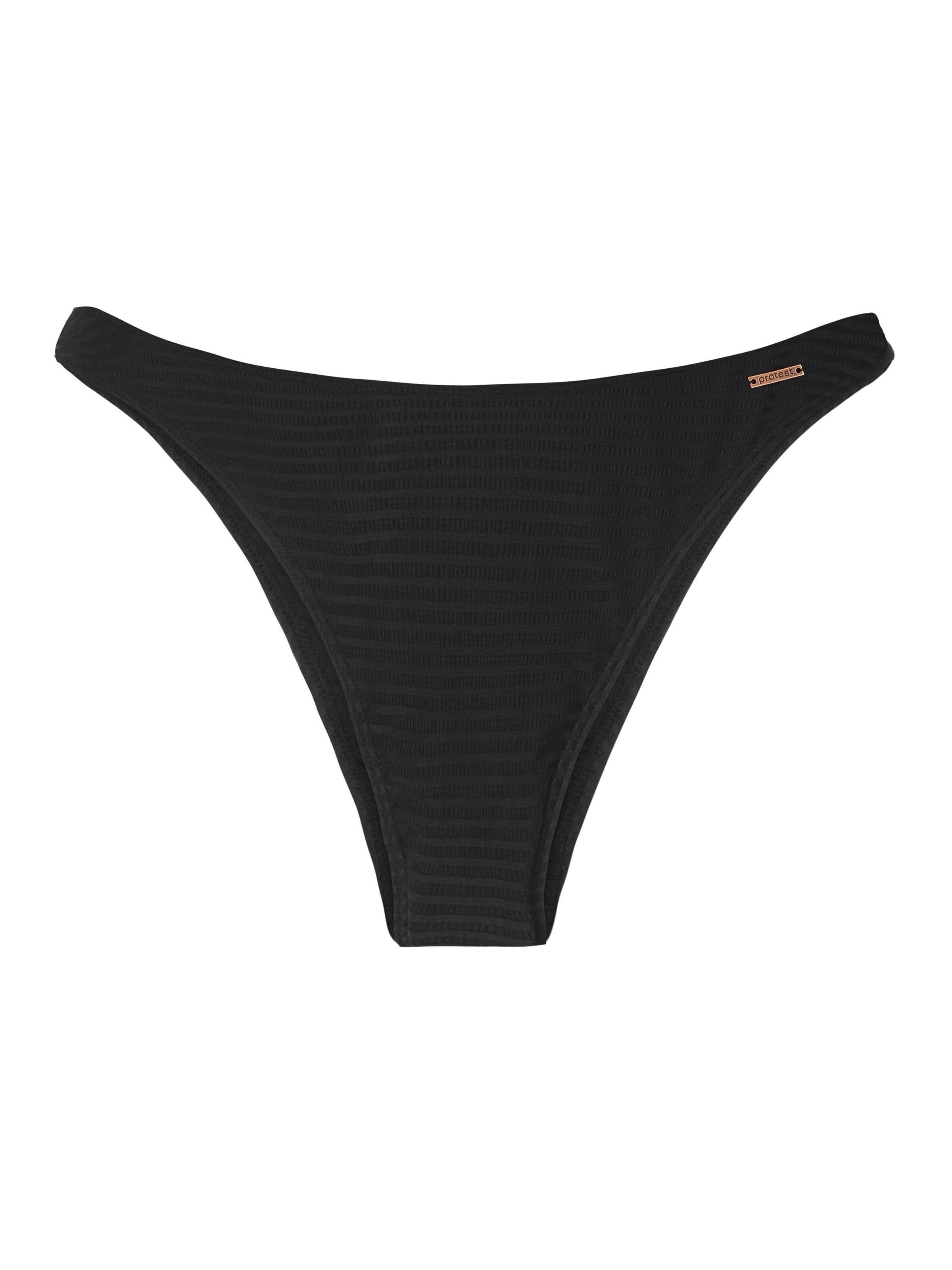 PROTEST Bikini Bottoms 'MM TELA' in Black: front