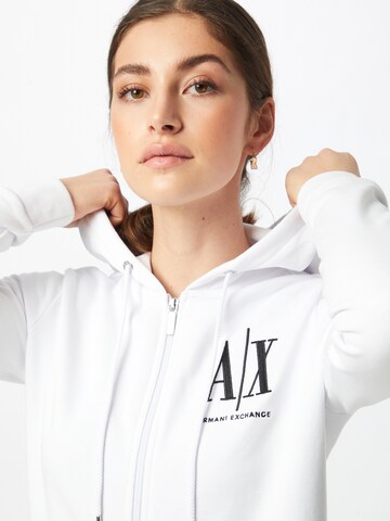 ARMANI EXCHANGE Tréning dzseki '8NYM22' - fehér