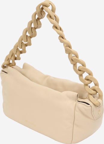 PATRIZIA PEPE - Bolso de hombro 'BORSA' en beige: frente