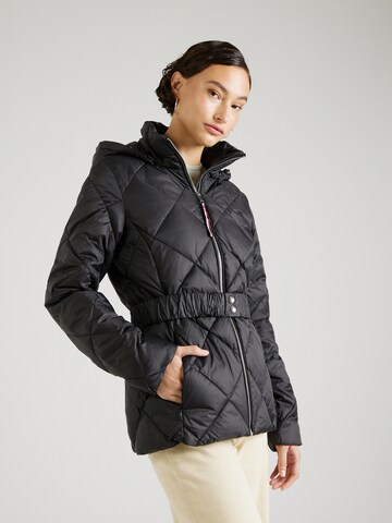 TOMMY HILFIGER Between-Season Jacket in Black: front