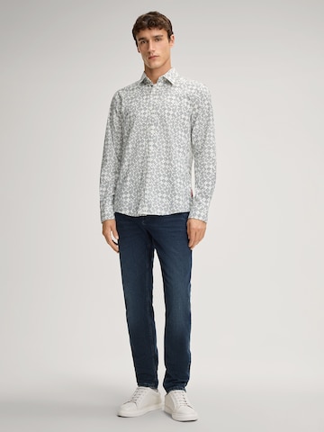 JOOP! Jeans Regular fit Button Up Shirt 'Hanson' in White