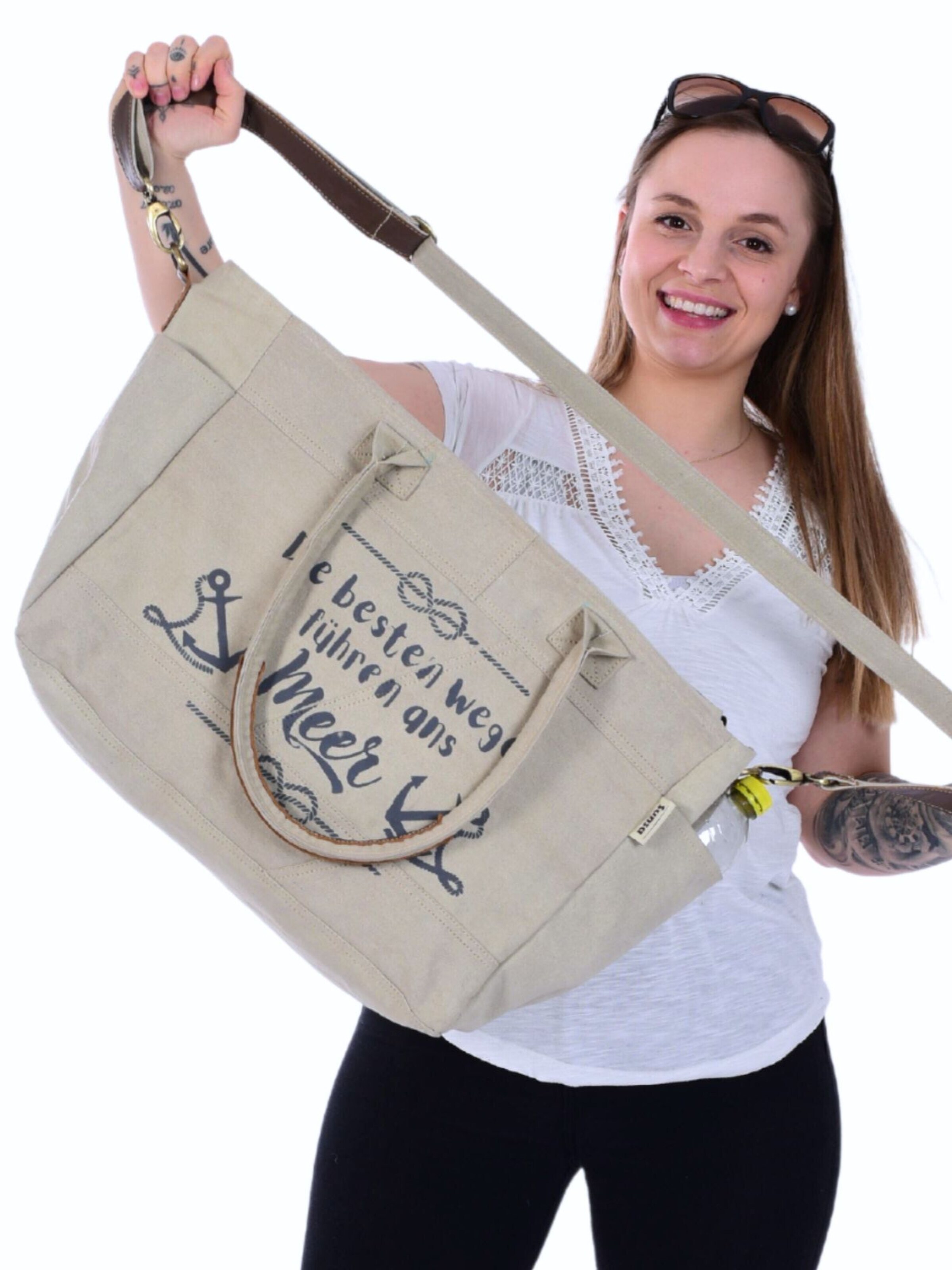 Sunsa Weekender 'Sunsa'‌‌‌‌‌ in Beige: Vorderseite