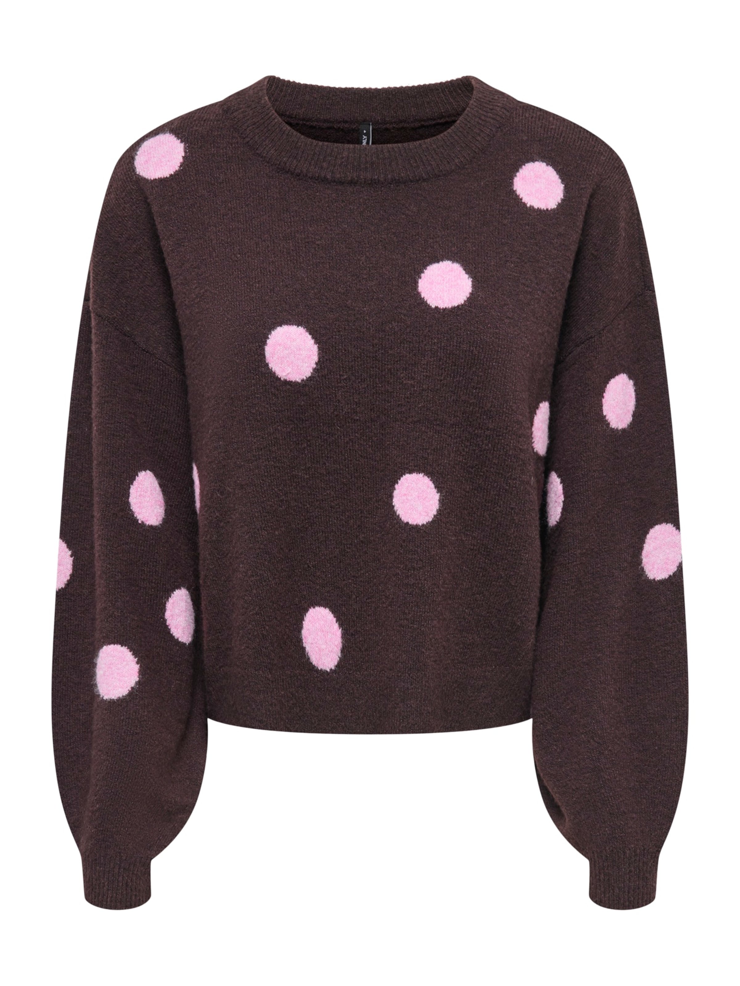 ONLY Pullover 'ONLRICA' in Braun: Vorderseite