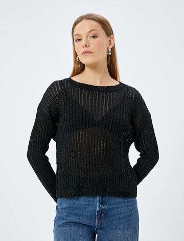 Koton Sweater in Black: front