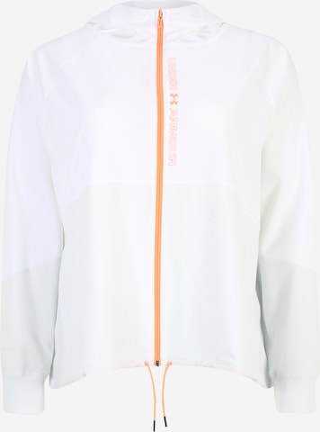 UNDER ARMOUR Sports jacket in White: front