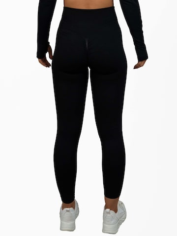 Slimfit Pantaloni sportivi 'Scrunch' di Divina in nero