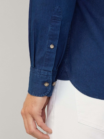 Hackett London Regular Fit Hemd in Blau