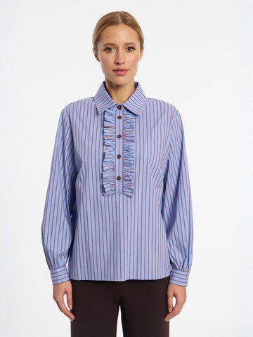 Ana Alcazar Blouse 'Evamoris' in Blue: front