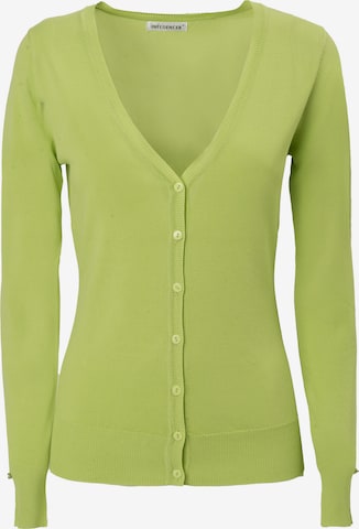 Cardigan Influencer en vert : devant