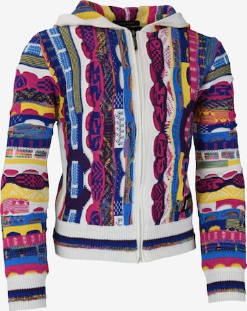 Carlo Colucci Knit cardigan in Mixed colours: front