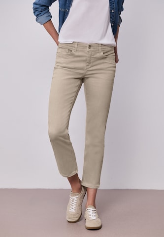 STREET ONE Slim fit Jeans 'Tilly' in Beige