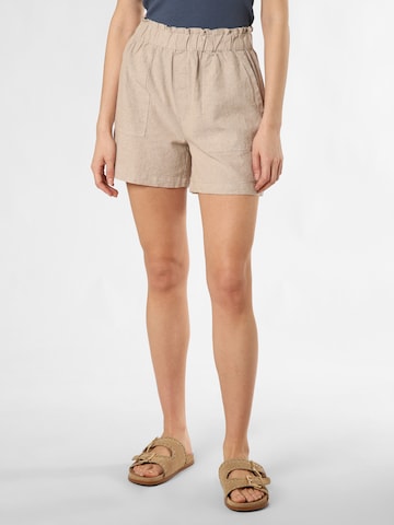 Franco Callegari Broek in Beige: voorkant