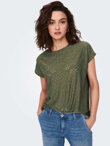 ONLY T-Shirt 'Milla' in Grün