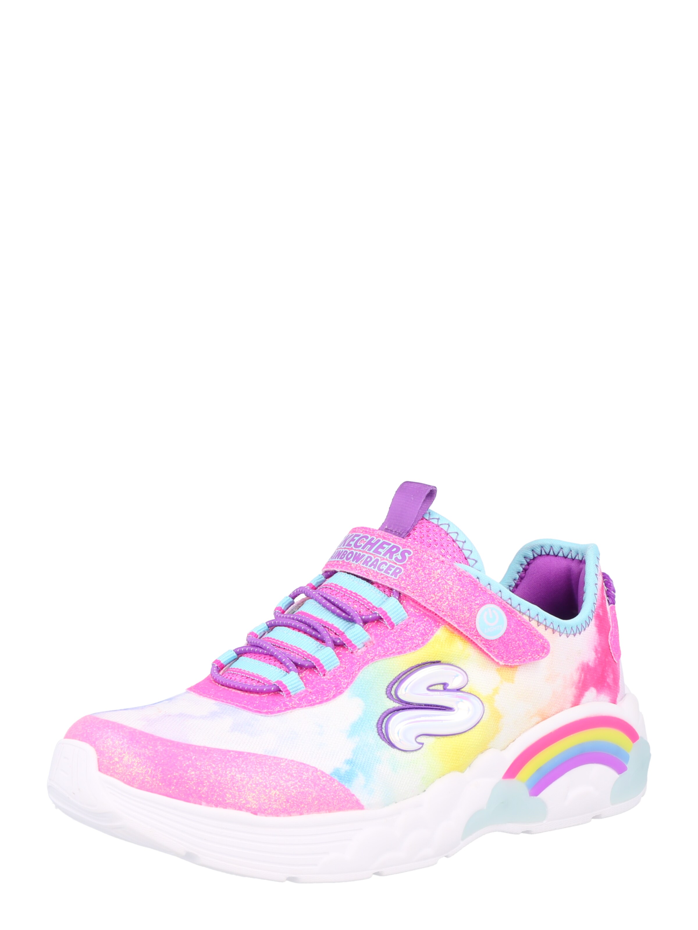 SKECHERS Sneakers 'Rainbow Racer' in Roze: voorkant