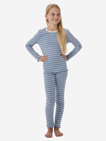 Pyjama ' Nightwear ' SCHIESSER en bleu : devant