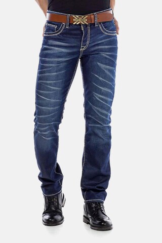 CIPO & BAXX Slimfit Jeans in Blau: Vorderseite