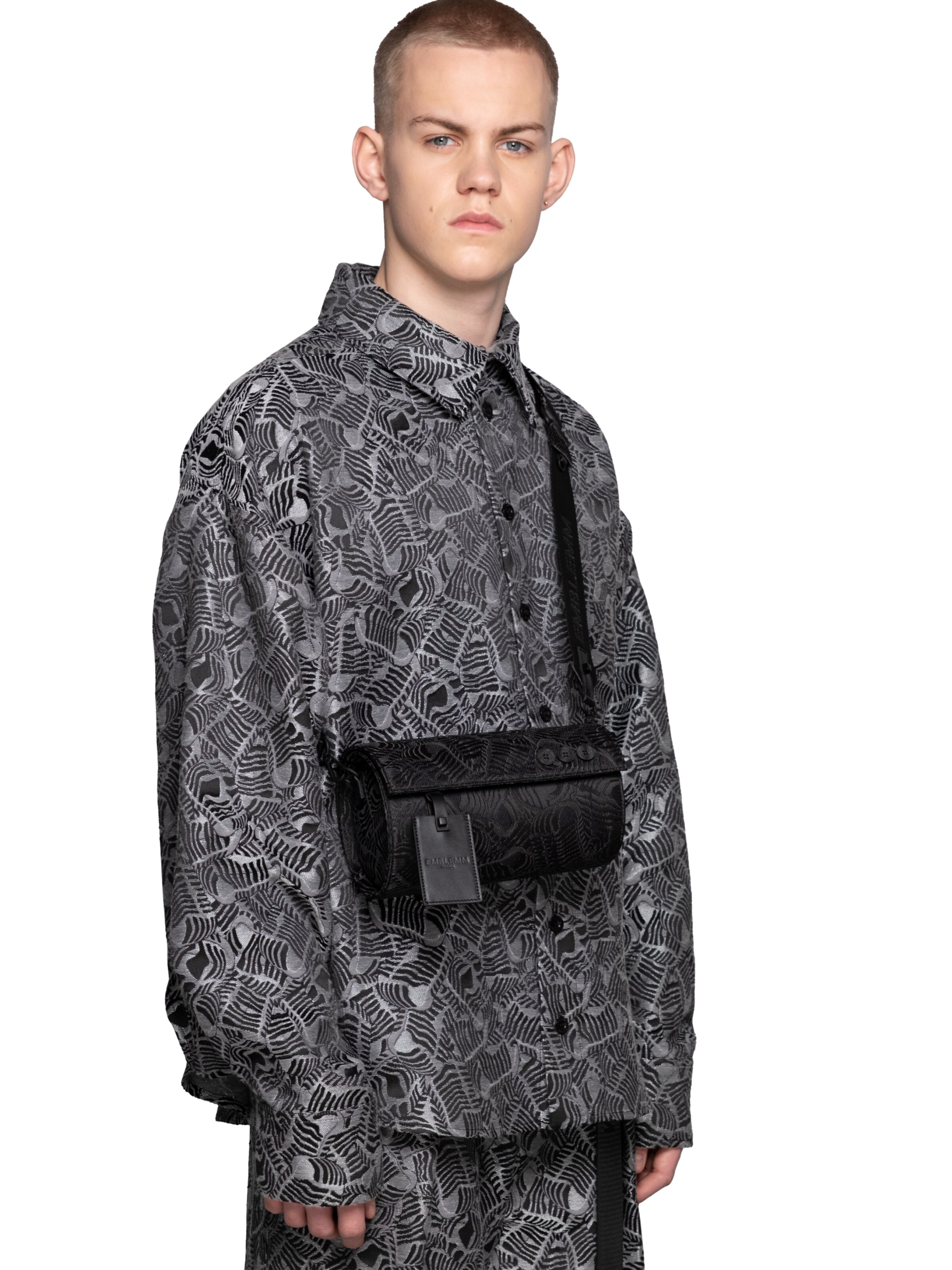 EMBLEMM Schoudertas 'Up My Sleeve' in Zwart