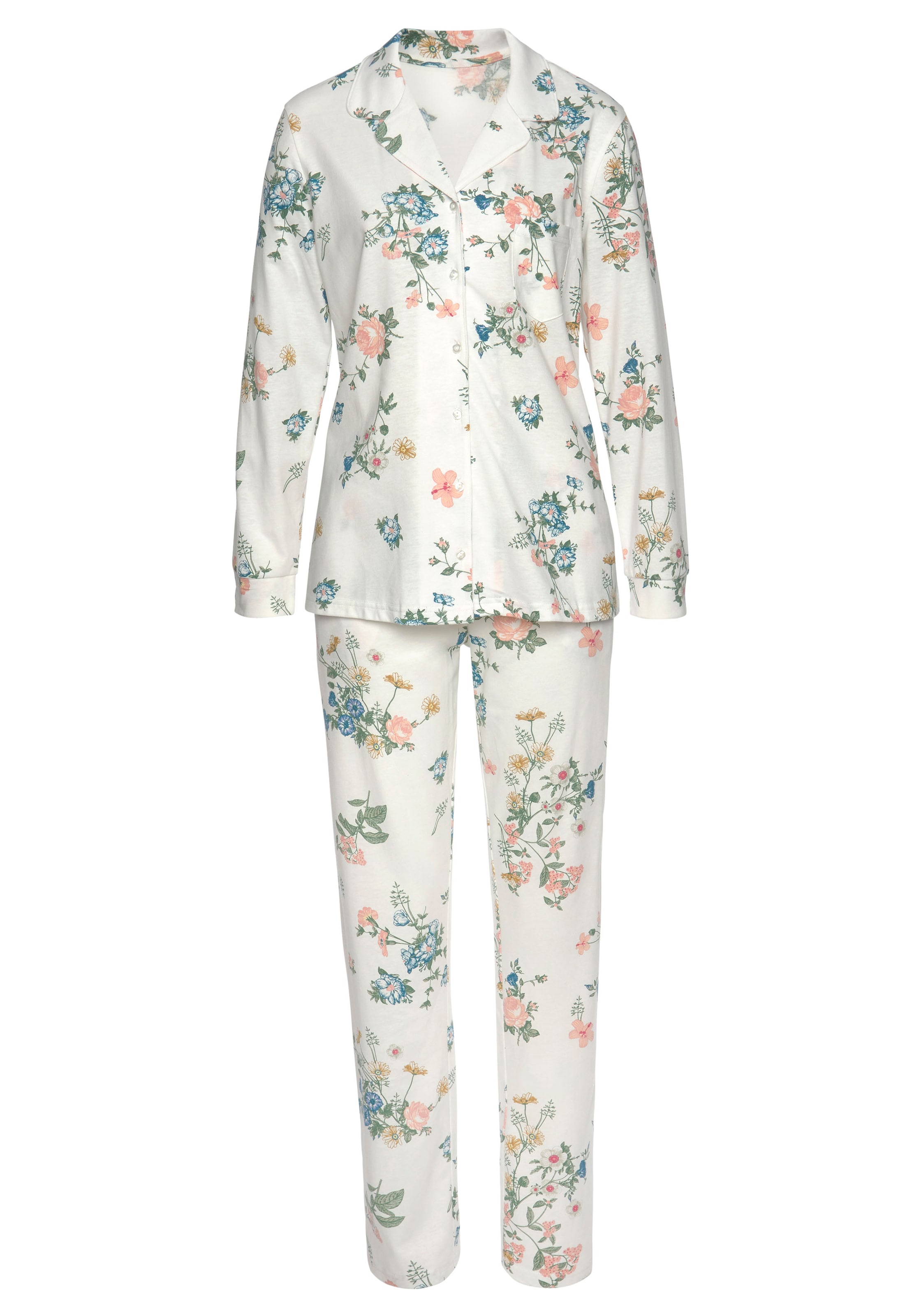 VIVANCE Pajama in White: front