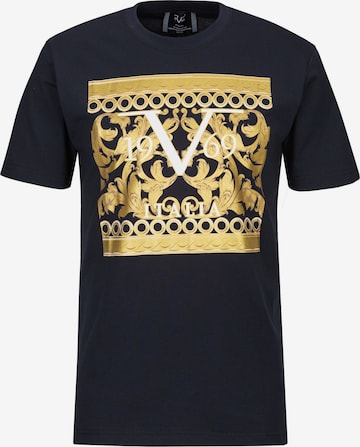 T-Shirt 'Rafael' 19V69 ITALIA en bleu : devant