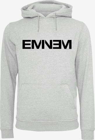 F4NT4STIC Sweatshirt 'Eminem Rap Music' in Grey: front