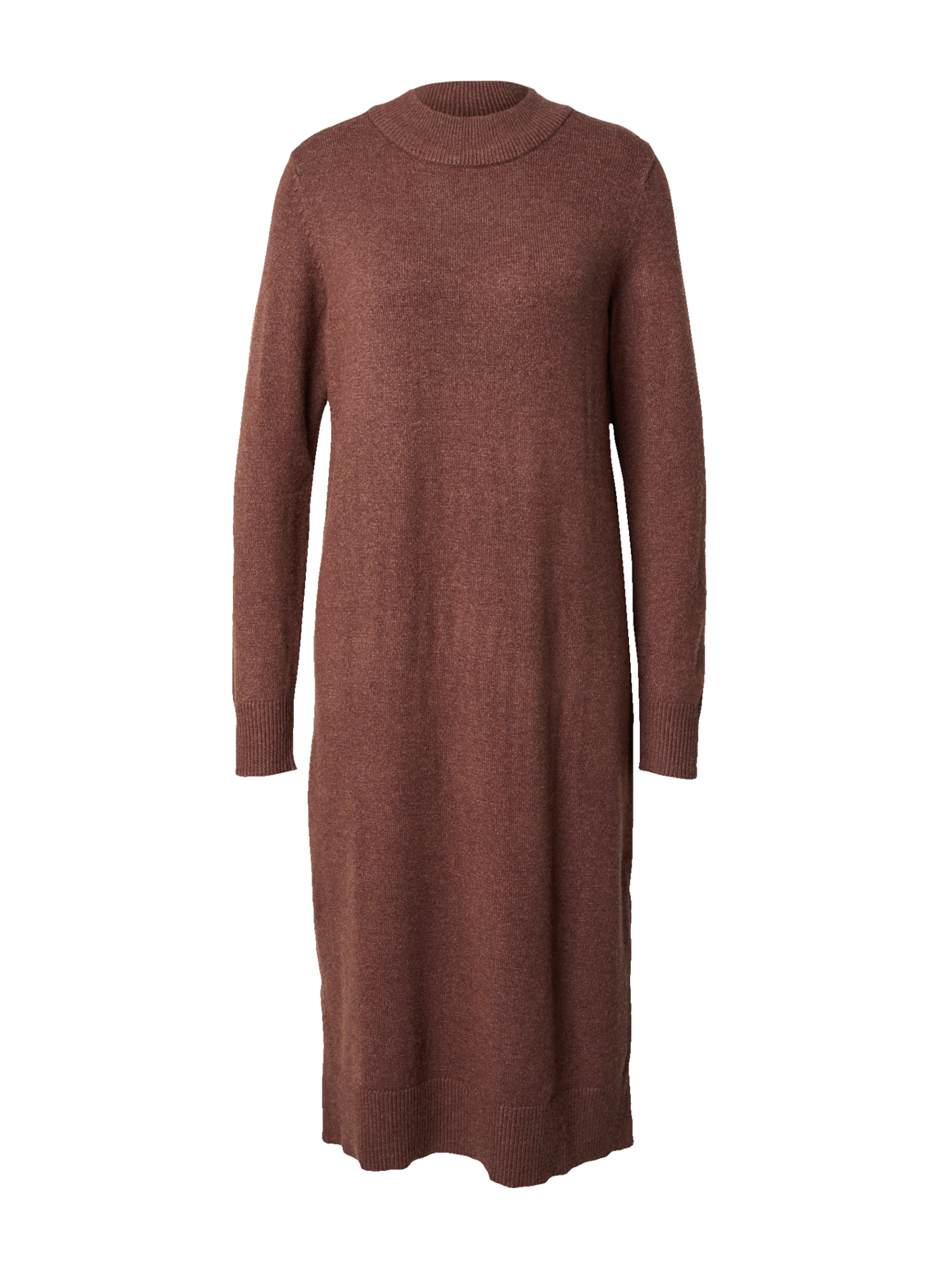 VILA Strikkjole 'Ril' i brun: forside