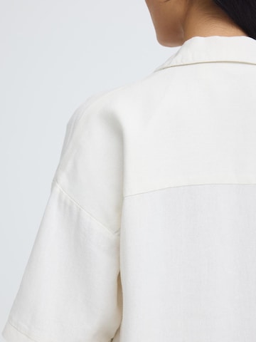 Chemisier ' OXNInna ' Oxmo en blanc