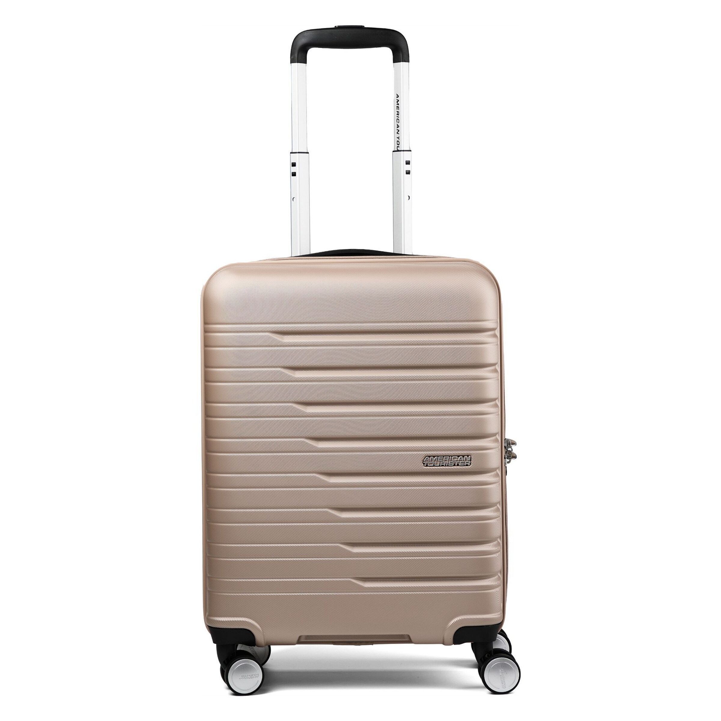 American Tourister Trolley 'Flashline' in Beige: voorkant