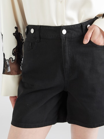 OBJECT Loosefit Jeans 'Glory' in Zwart