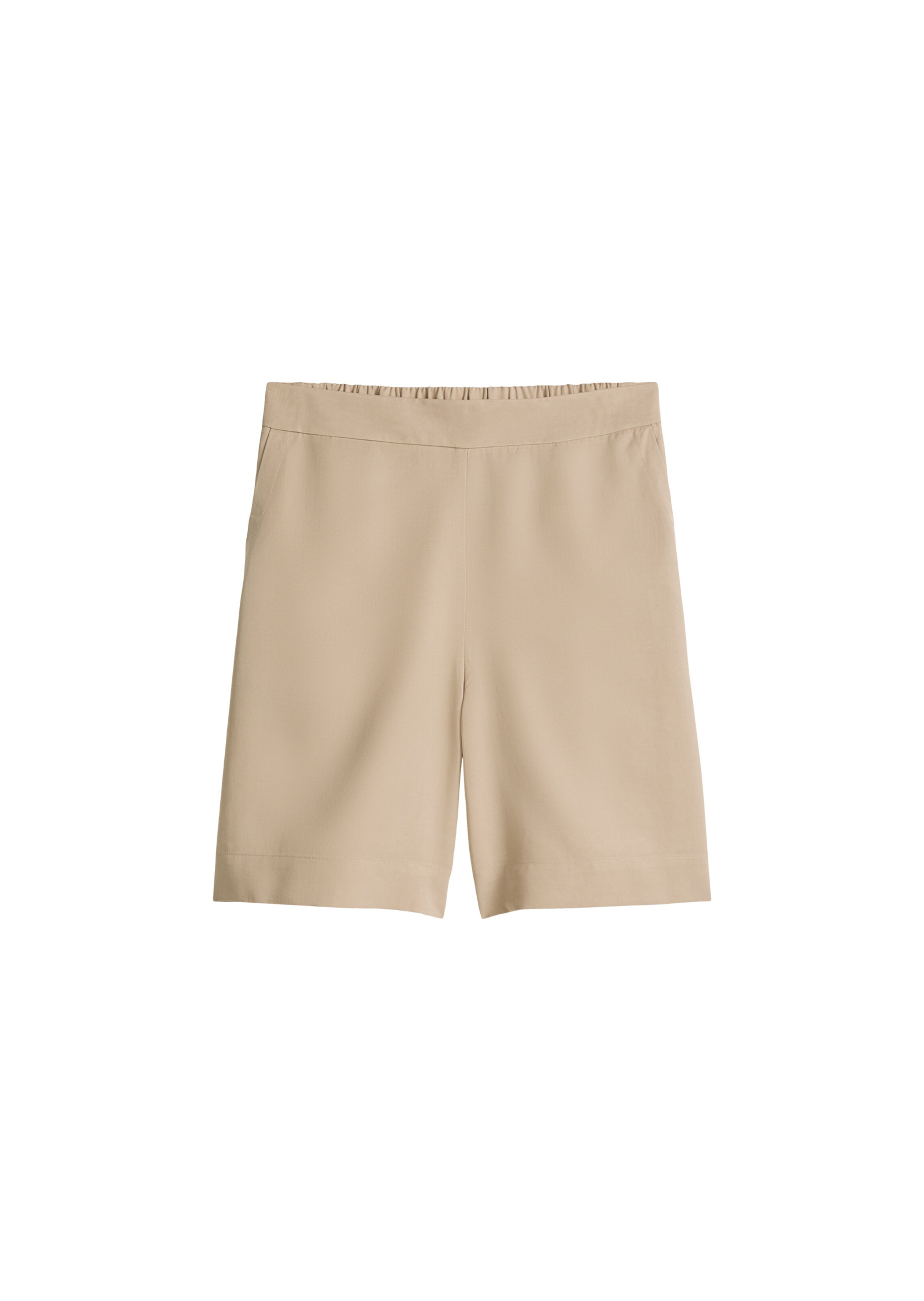 Marc O'Polo Trousers in Beige: front
