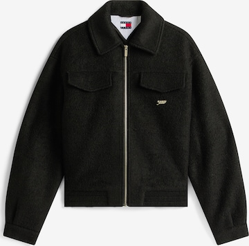 Tommy Jeans Преходно яке в черно: отпред
