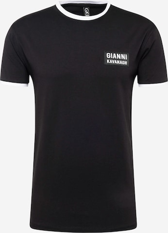 Gianni Kavanagh T-Shirt 'Fighter' in Schwarz: predná strana