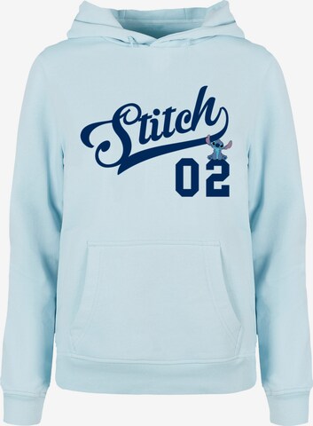 ABSOLUTE CULT Sweatshirt 'Lilo And Stitch - Athletic' in Blau: predná strana