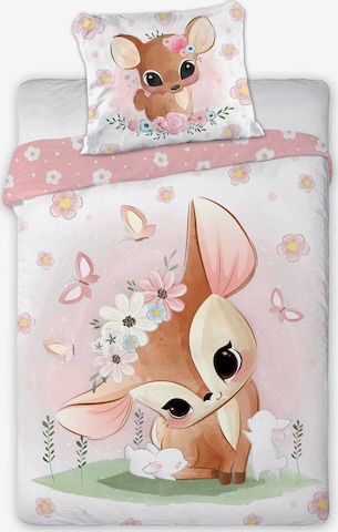 Housse de couette Faro Tekstylia en blanc : devant